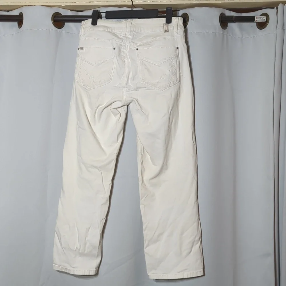 Jag Jeans cropped wide leg white low rise size 6 - Picture 9 of 11